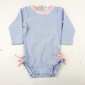 Ruffle Butts Striped Swimsuit